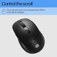 (Open Box) HP M120 Wireless Mouse, USB-A Nano dongle, 2.4 GHz Wireless Connection, 6 Buttons, Up to 1600 dpi, Optical Sensor, Ergonomic Design, 12-Month Battery Life
