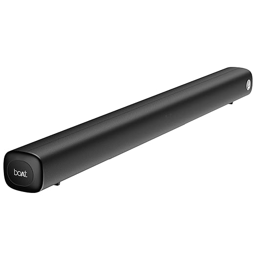 (Open Box) boAt Aavante Bar Tune Soundbar with 60W RMS Signature Sound, 2.0 Channel, Multi-Connectivity Modes, BT v5.3, EQ Modes, Bass & Treble Controls & Remote Control (Jade Black)