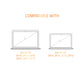 (Open Box) Artis AR-45W-MG2 45 Watts MG2 Laptop Adapter/Charger Compatible with MB Air 13” & MB Air 11” (14.5 V, 3.1 A) Connector: MG2 (T Tip Connector)