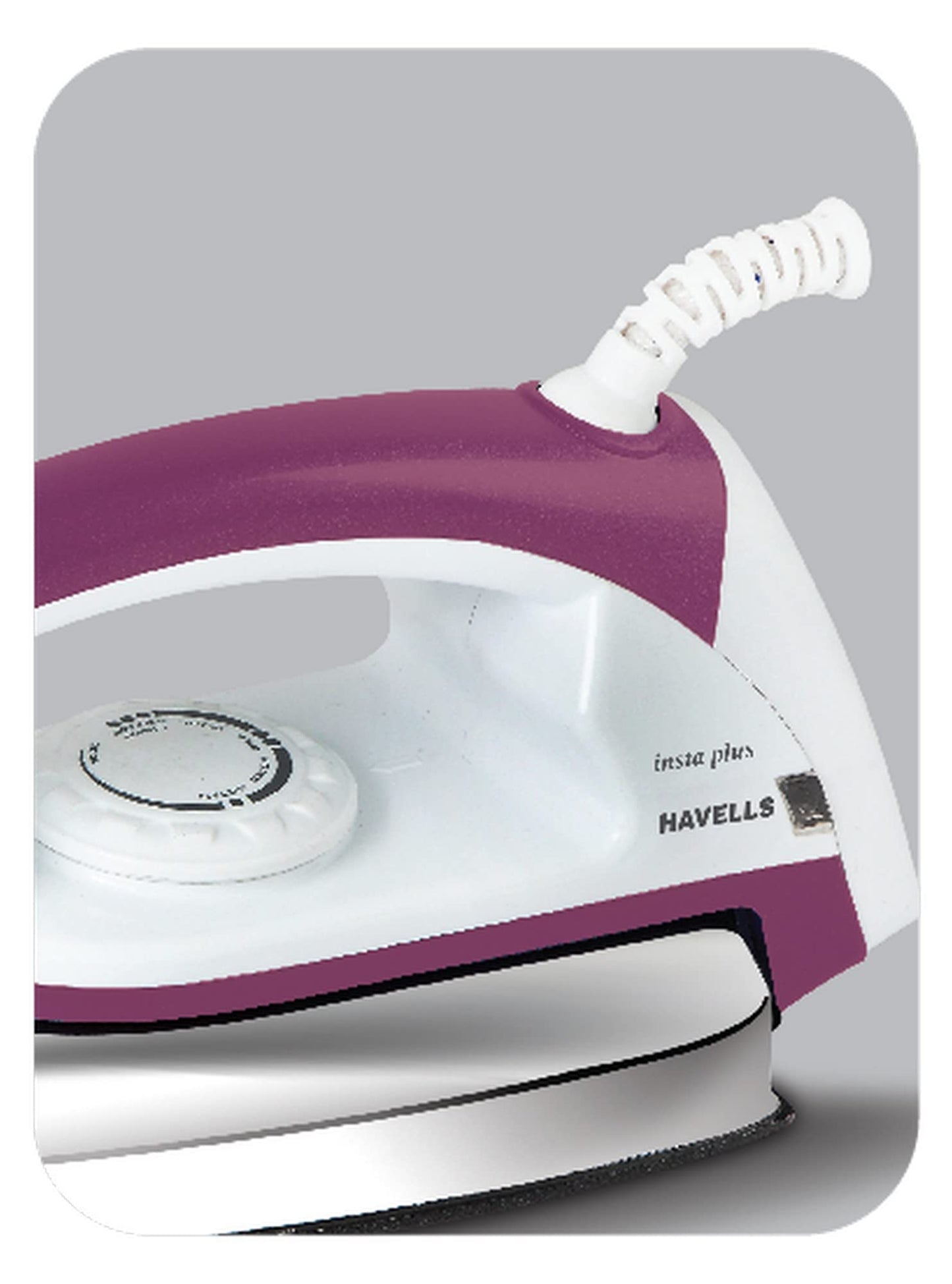 Havells Stainless Steel Insta 600 Watts Dry Irons (Royal Blue)