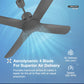 Havells 1200Mm Libeccio Bldc Motor Ceiling Fan|Premium Finish With Rf Remote, 100% Copper, Upto 60% Energy Saving|Low Noise: 55Db, 2 Year Warranty, Dust Resistant| 5 Stars