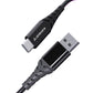 (Open Box) Ambrane 2.4A Fast Charging Output Cable with Micro to USB for Mobile, Neckband, True Wireless Earphone Charging, 480mbps Data Sync Speed, 1m Length (ACM - AZ1, Black)