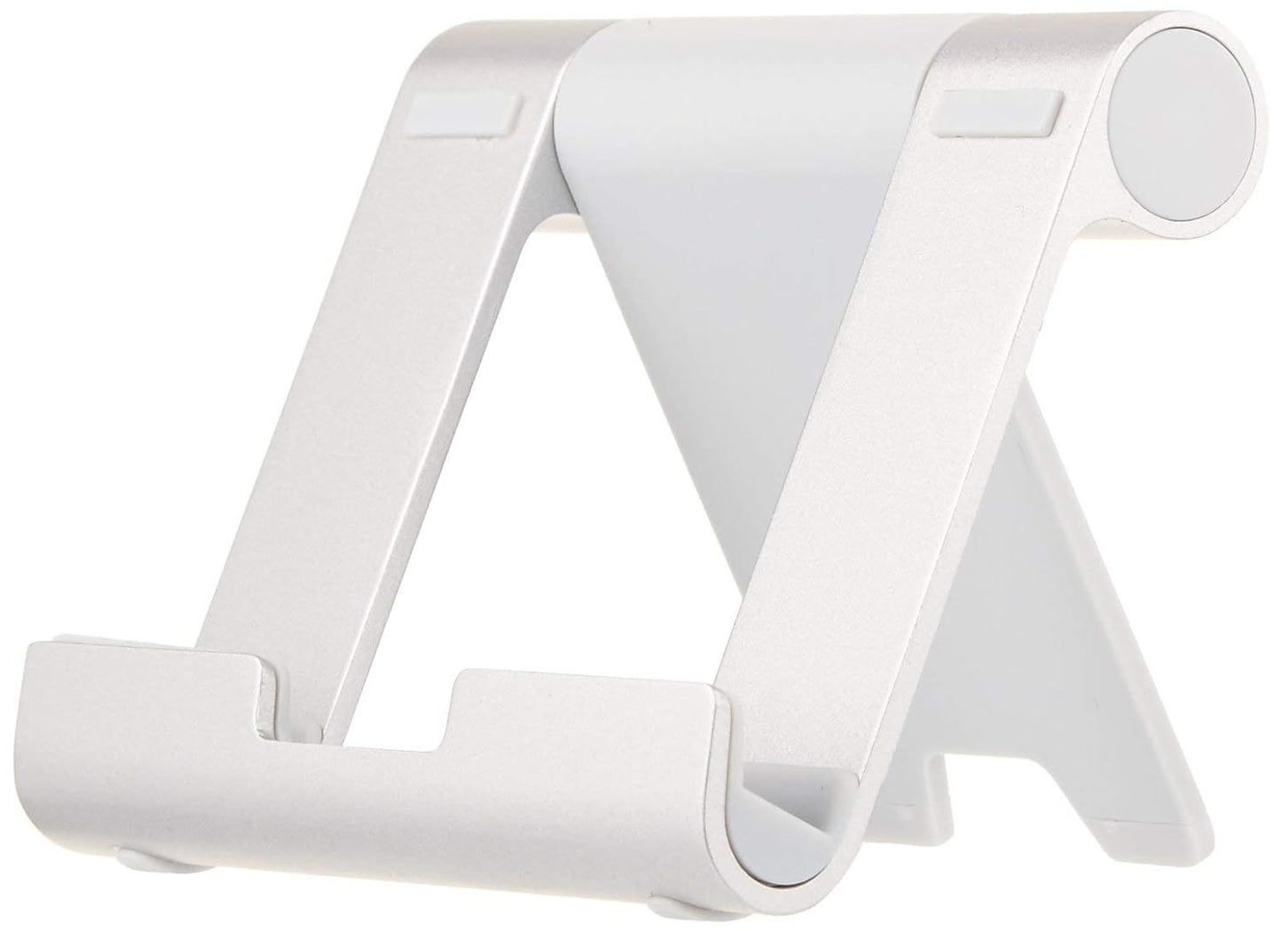 (Open Box) AmazonBasics Multi-Angle Portable Stand for Mobile Phones, Tablets and E-readers, Silver