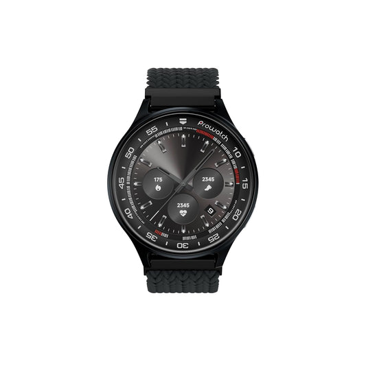 (Open Box) Prowatch X, 1.43" AMOLED, Body Energy, HRV, VO2 Max, Gorilla Glass 3, In-built GPS & ABC Smartwatch  (Grey Strap, 1.43)