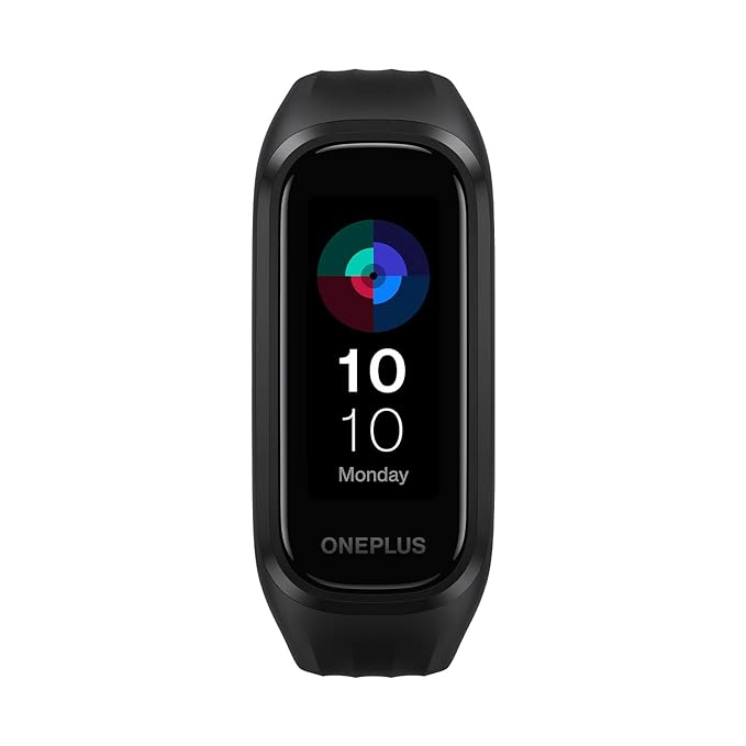 (Open Box) OnePlus Smart Band: 13 Exercise Modes, Blood Oxygen Saturation (SpO2), Heart Rate & Sleep Tracking, 5ATM+Water & Dust Resistant(Android & iOS Compatible) W101IN