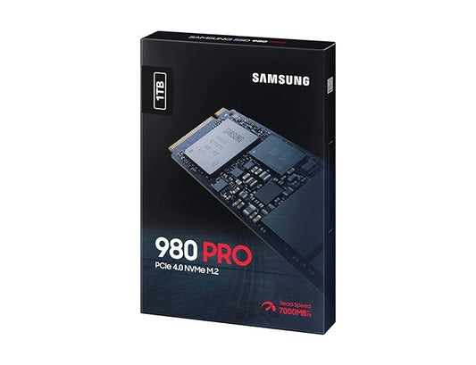 (Open Box) Samsung 980 PRO 1TB PCIe 4.0 NVME M.2 SSD (MZ-V8P1T0BW)