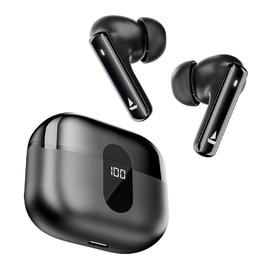 (OPEN BOX)boAt Airdopes 121 Pro Plus Truly Wireless in Ear Ear Buds w/ 100 hrs Playtime, 4 Mics with ENx™, 50ms Low-Latency Beast™ Mode, ASAP™ Charge, IWP™ Tech, BT v5.3 & IPX5(Black)