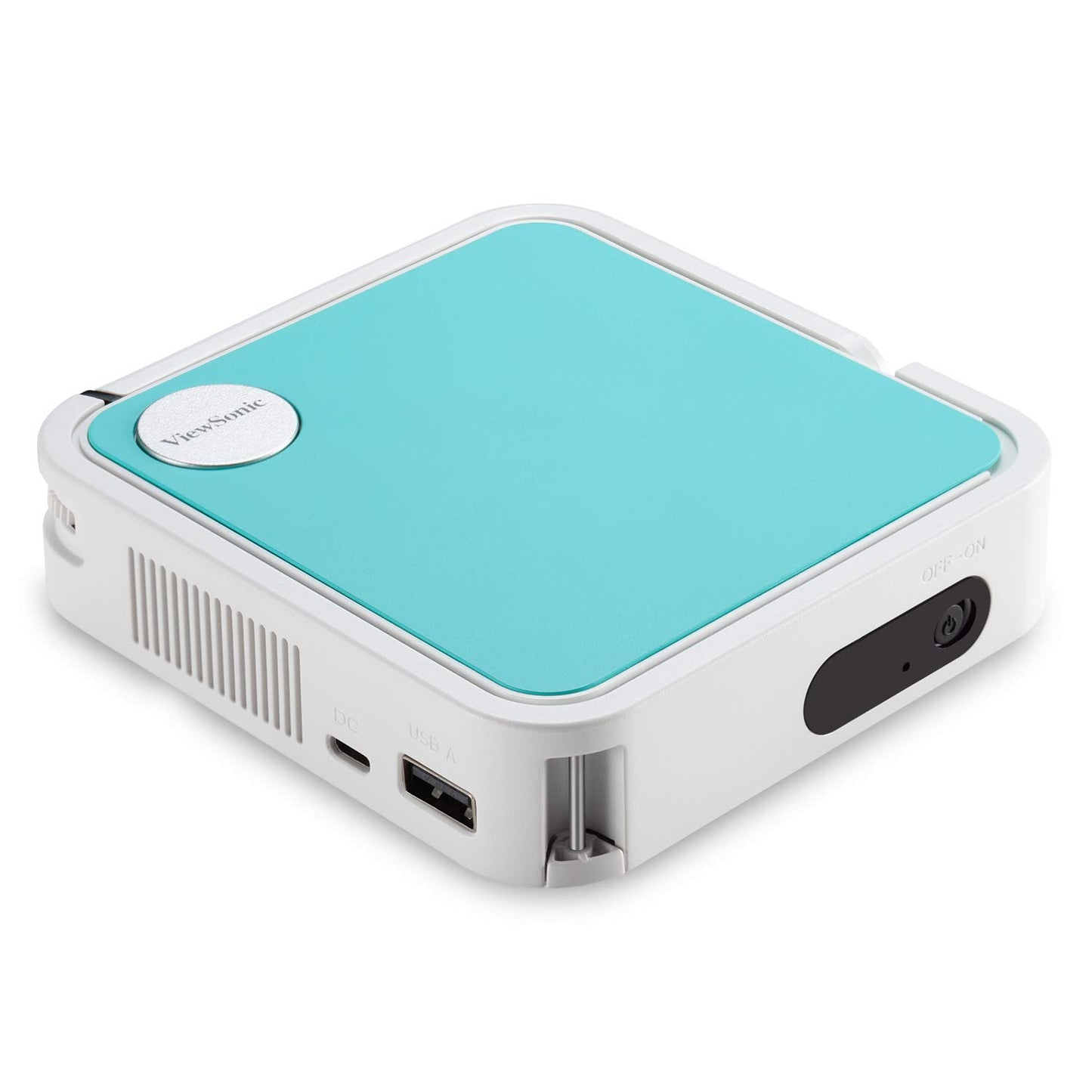 (Open Box) Viewsonic M1 Mini Portable Projector | Jbl Speaker | Hdmi | Auto Keystone |Built-in Battery |100" Projection Image 854 X 480 | 100 Lumen - White