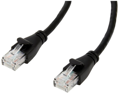 (Open Box) Amazon Basics RJ45 Cat-6 Ethernet Patch Internet Cable For Personal Computer - 50 Feet (15.2 Meters) (Black)