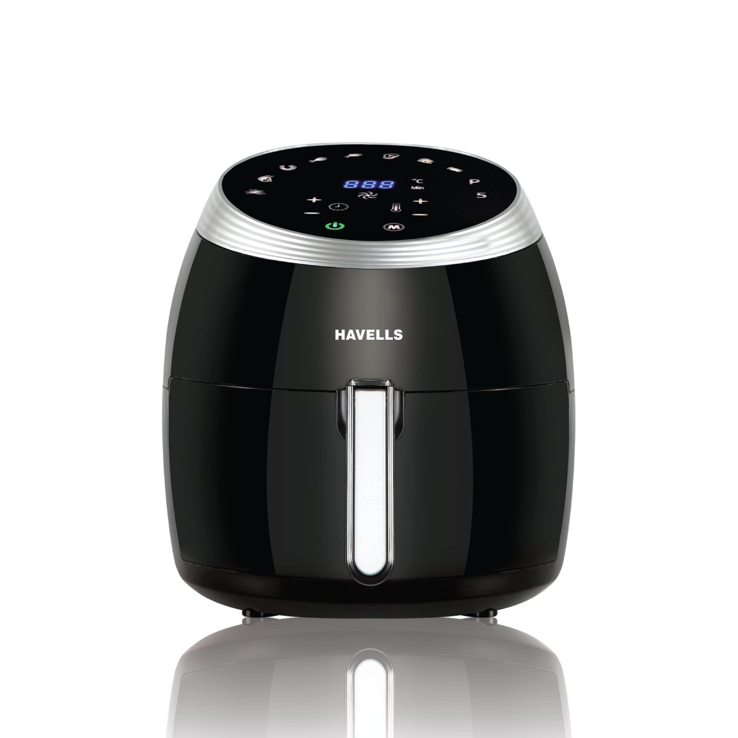 Havells Prolife Neo 4.5 L Air Fryer|Digital Display With Led|8 Pre Set Menu|Auto Shutoff|Cool Touch Handle|60 Min Timer|1500W|2 Yr Manufaturer Warranty,Black