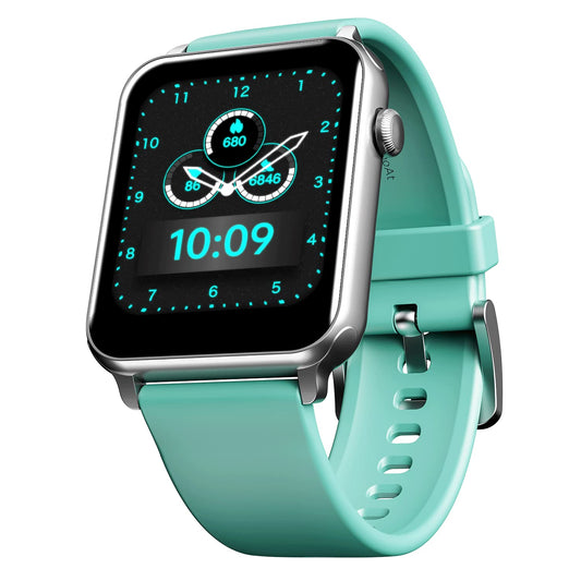 (Without Box)boAt Wave Call Smart Watch, Smart Talk w/Advanced Dedicated Bluetooth Calling Chip, 1.69 HD Display w/ 550 NITS & 70% Color Gamut, 150+ Watch Faces, Multi-Sport Modes,HR,SpO2(Caribbean Green)