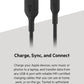 (Open Box) Belkin Apple Certified PVC Lightning to USB-A Charge and Sync Type A Cable, Tough and Durable, For iPhone, iPad, Air Pods, 3.3 Feet (1 Meter) - Black