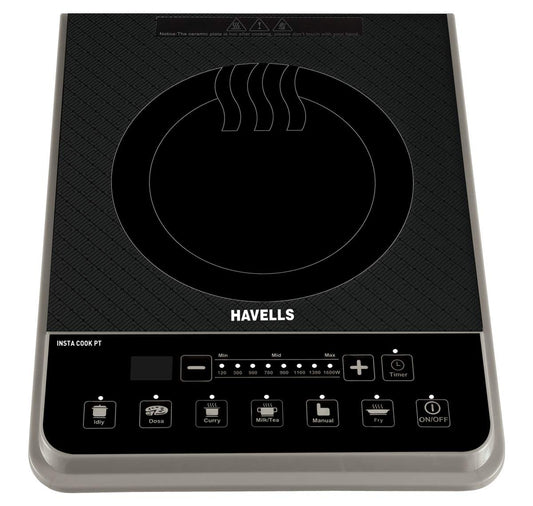 Havells Alloy Steel Insta Cook PT 1600-Watt Induction Cooktop (Assorted Color)