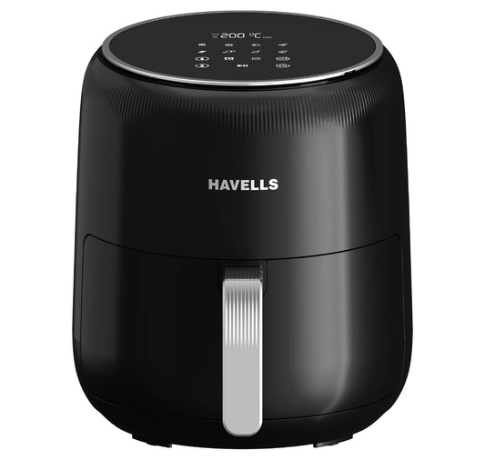 Havells Prolife Neo 4.5 L Air Fryer|Digital Display With Led|8 Pre Set Menu|Auto Shutoff|Cool Touch Handle|60 Min Timer|1500W|2 Yr Manufaturer Warranty,Black