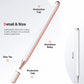 Dyazo Aluminium Fine Point Stylus Pen with Spare Disk for Touch Screens Devices, Compatible with iPad/iPhone/X/XR, Amazon Kindle and All Android/iOS Smart Phones and Tablets (White)