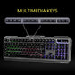 (With Scratch) Zebronics Zeb-Transformer Gaming Keyboard and Mouse Combo (USB, Braided Cable)