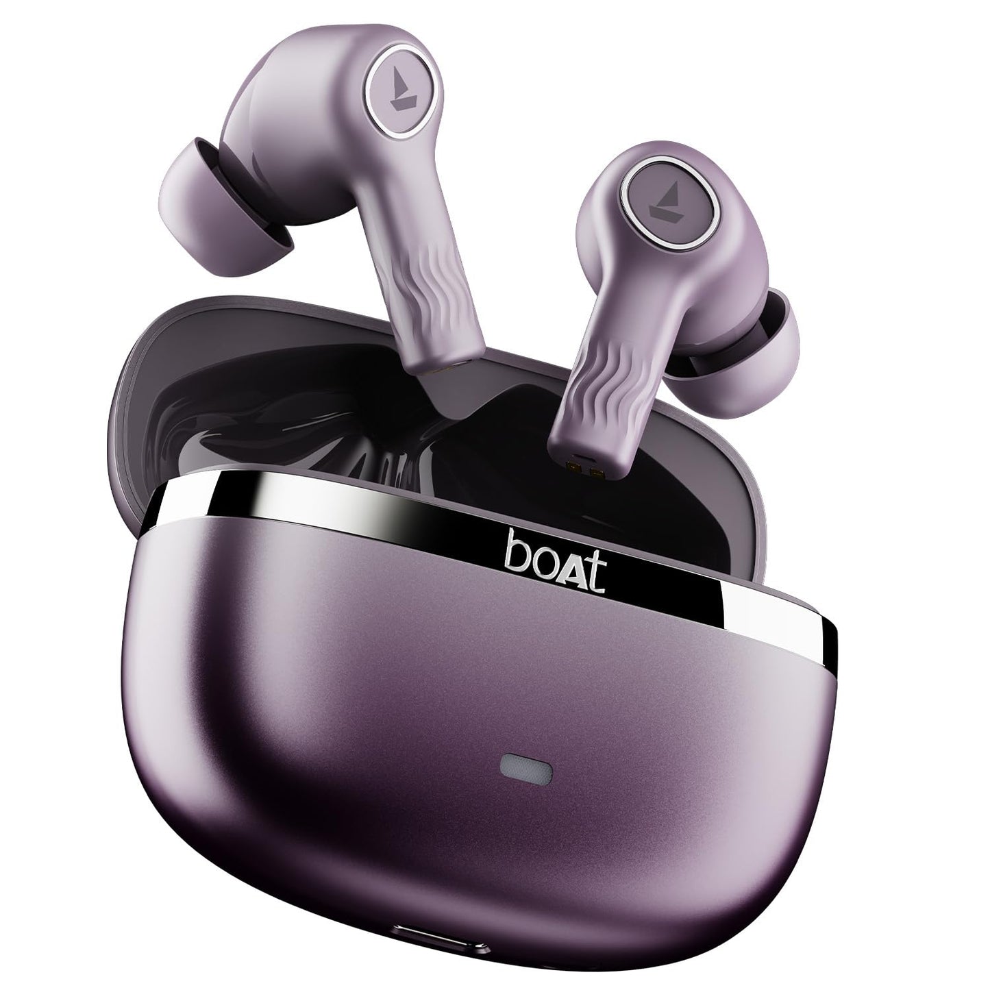 (Open Box) boAt Nirvana Ion ANC 120HRS Battery, Crystal Bionic Sound w/Dual EQ Modes, 4Mics ENx, App Support, Low Latency, IPX4, v.5.2 Bluetooth TWS in Ear Earbuds Wireless Earphones with mic