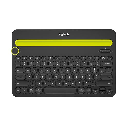 (Open Box) Logitech K480 Wireless Multi-Device Keyboard For Windows, Macos, Ipados, Android Or Chrome Os, Bluetooth, Compact, Compatible With Pc, Mac, Laptop, Smartphone, Tablet
