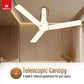 Havells 1200mm Elio BLDC Ceiling Fan | Remote Controlled, High Air Delivery Fan | 5 Star Rated, Upto 60% Energy Saving, 2+1* Year Warranty | (Pack of 1, Smoke Brown)