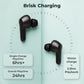 (Without Box)Defy Gravity Zen in Ear TWS Earbuds with 24 HRS Playback, Fast Charge, Low Latency, ENC Solution, Quick Pair & Connect(Bold Black)