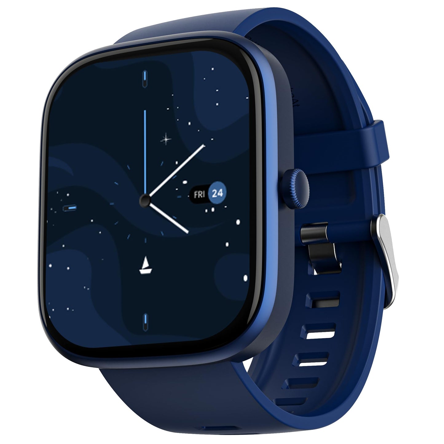 (Open Box) boAt Ultima Prism Smart Watch w/ 1.96" (4.9 cm) AMOLED Display, BT Calling, 700+ Activities, Always on Display, Female Wellness, IP67 Dust, Sweat & Splash Resistance, HR & SpO2(Steel Black)