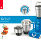 Havells Hydro Plus 1000 watt 4 Jar Mixer Grinder with Ball Bearing Motor, 22000 RPM, Wider mouth Stainless Steel Jar, Hands Free operation, SS-304 Grade Blade & 2 Yr Manufacturer Warranty