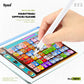 Dyazo Aluminium Fine Point Stylus Pen with Spare Disk for Touch Screens Devices, Compatible with iPad/iPhone/X/XR, Amazon Kindle and All Android/iOS Smart Phones and Tablets (White)