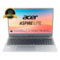 (Brand refurbished)Acer Aspire Lite AMD Ryzen 5 5500U Premium Thin and Light Laptop (16 GB RAM/512 GB SSD/Windows 11 Home) AL15-41, 39.62 cm (15.6") Full HD Display, Metal Body, Steel Gray, 1.59 KG