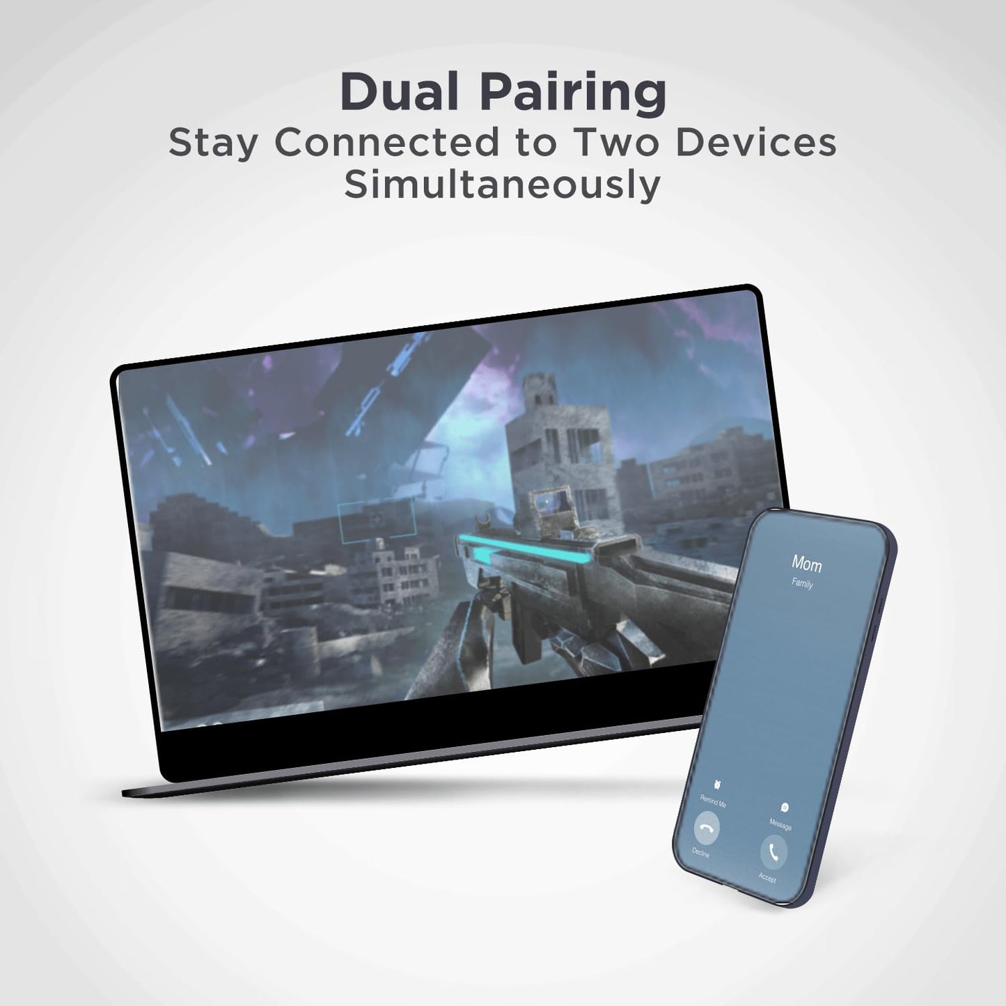 (Open Box) boAt Rockerz 235 Pro Wireless Bluetooth Neckband in Ear Earphone, Upto 20 hrs of Playtime, Beast Mode, Low Latency, IPX5 Water & Sweat Resistance, ENx Technology, Bluetooth v5.2(Furious Blue)