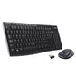 (Open Box)Logitech MK275 USB Wireless Keyboard and Mouse Set for Windows, 2.4 GHz Wireless, Compact Wireless Mouse, 8 Multimedia & Shortcut Keys, 2-Year Battery Life, PC/Laptop - Black