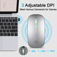 (Open Box) Zoook Blade Wireless Mouse -Rechargeable 7 Colour mice/ RGB Breathing Lights/ 3 DPI Levels/ Auto Shut Down/ Silent Click Technology/ 600 Mah Battery/ Light Weight/ Plug and Play (Black)
