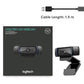 (Open Box) Logitech C920 HD Pro Webcam - 1080p, Optical, Full HD Streaming Camera for Widescreen Video Calling and Recording, Dual Microphones, Autofocus, Compatible with PC - Desktop Computer or Laptop - Black
