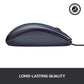 (Open Box) Logitech B100 Wired USB Mouse,800 DPI Optical Tracking, Ambidextrous PC/Mac/Laptop - Black