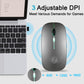 (Open Box) Zoook Blade Wireless Mouse -Rechargeable 7 Colour mice/ RGB Breathing Lights/ 3 DPI Levels/ Auto Shut Down/ Silent Click Technology/ 600 Mah Battery/ Light Weight/ Plug and Play (Black)
