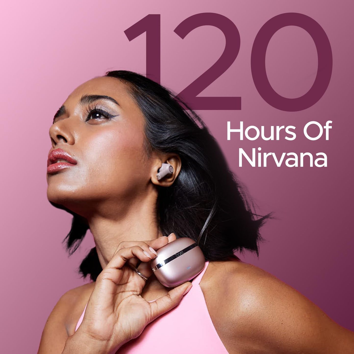 (Open Box) boAt Nirvana Ion ANC 120HRS Battery, Crystal Bionic Sound w/Dual EQ Modes, 4Mics ENx, App Support, Low Latency, IPX4, v.5.2 Bluetooth TWS in Ear Earbuds Wireless Earphones with mic