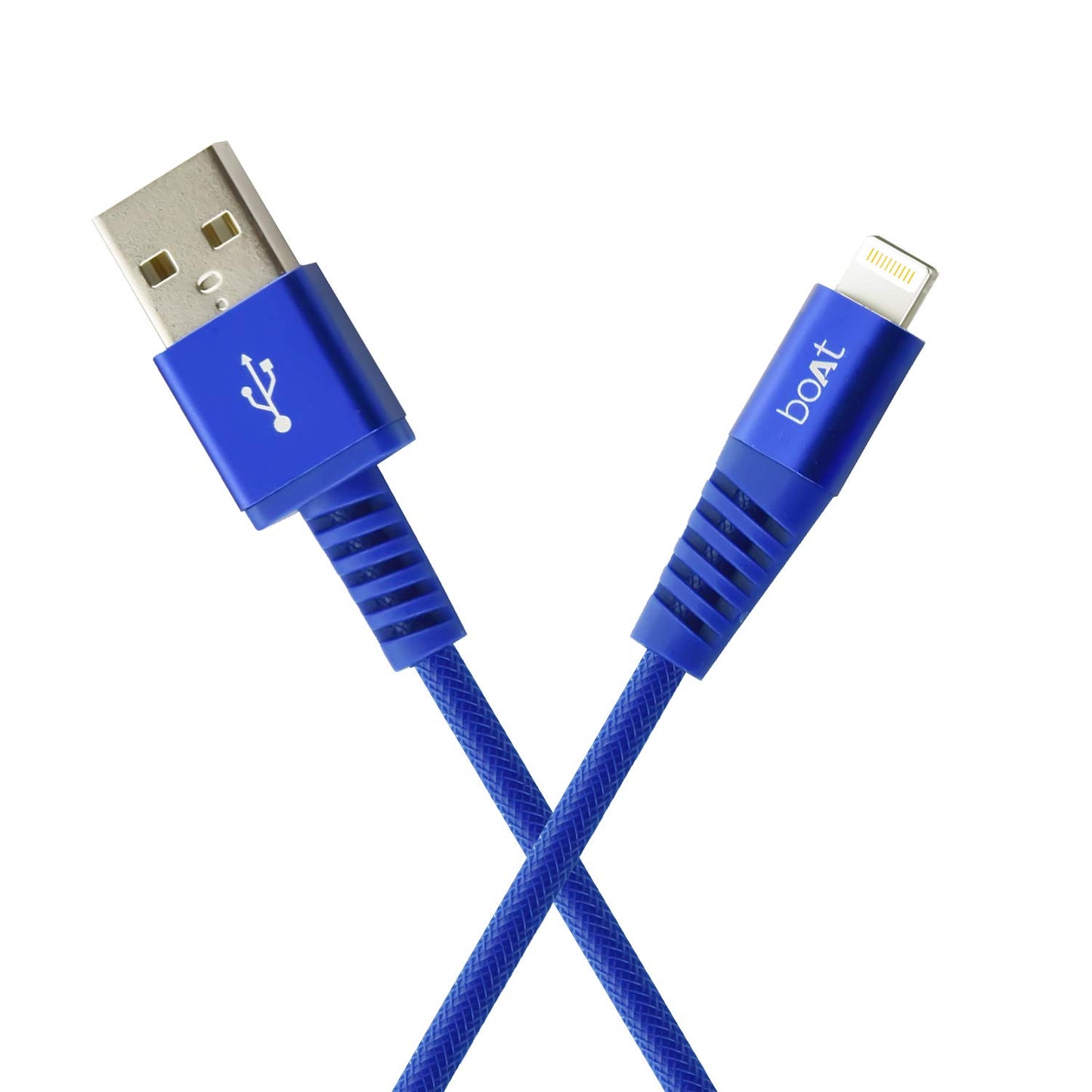 (Open Box) boAt para-Armour Lightning Cable MFI Certified - 1.5m (Blue)