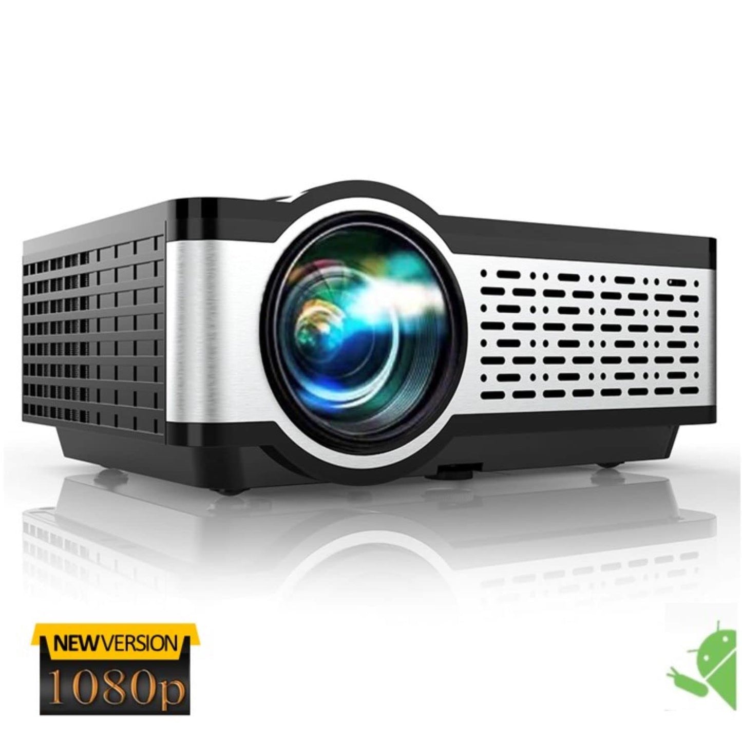 (Open Box) Egate K9 Pro-Max Android FHD 1080p LED Projector,