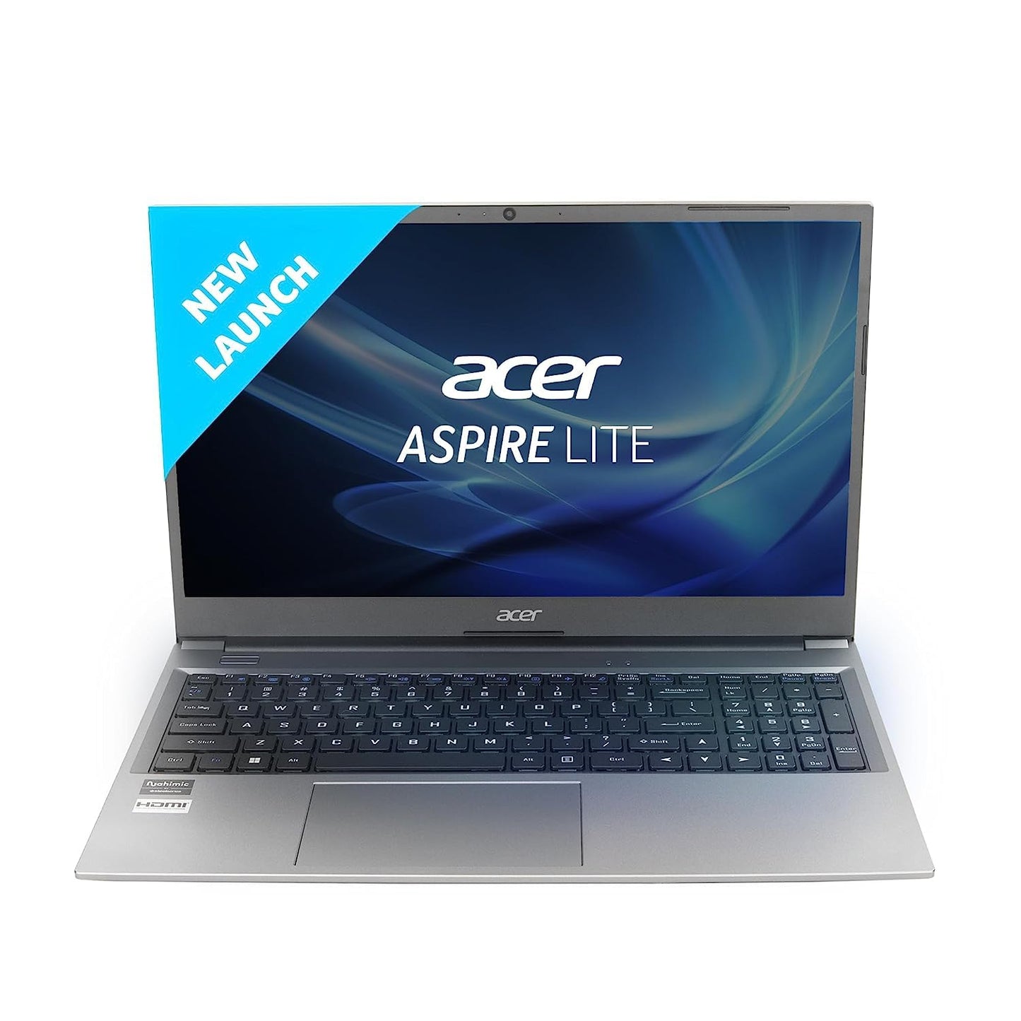 (Brand refurbished)Acer Aspire Lite AMD Ryzen 5 5500U Premium Thin and Light Laptop (16 GB RAM/512 GB SSD/Windows 11 Home) AL15-41, 39.62 cm (15.6") Full HD Display, Metal Body, Steel Gray, 1.59 KG