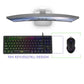 (Open Box) EvoFox Fireblade Wired TKL Gaming Keyboard with Breathing Effect |Backlit Keyboard Membrane | Mixed Color Lighting | Floating Keycaps |19 Anti-Ghosting Keys | Windows Lock Key | Braided cable |(Black)