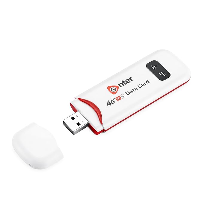 (Open Box) Enter E-D4G 100mbps USB Dongle, Single Band, White