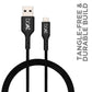 (Open Box) boAt Type C A325/A320 Tangle-free, Sturdy Type C Cable with 3A Rapid Charging & 480 Mbps Data Transmission Speed, Compatible with Smartphones & Tablets(Black)