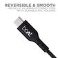 (Open Box) boAt Type C A325/A320 Tangle-free, Sturdy Type C Cable with 3A Rapid Charging & 480 Mbps Data Transmission Speed, Compatible with Smartphones & Tablets(Black)