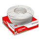 (Open Box)CP PLUS 3+1 Coaxial Pure Copper CCTV Camera Cable (90 Meter) White
