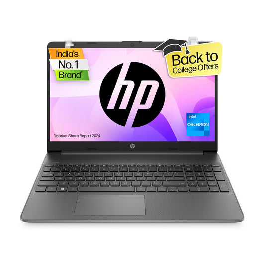 (BRAND REFURBISHED)HP Laptop 15s, Intel Celeron N4500, 15.6-inch (39.6 cm), HD, 8GB DDR4, 512GB SSD, Intel UHD Graphics, 720p HD Camera, Thin & Light, Dual Speakers (Win 11, Black, 1.65 kg), fq3066TU