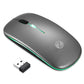 (Open Box) Zoook Blade Wireless Mouse -Rechargeable 7 Colour mice/ RGB Breathing Lights/ 3 DPI Levels/ Auto Shut Down/ Silent Click Technology/ 600 Mah Battery/ Light Weight/ Plug and Play (Black)