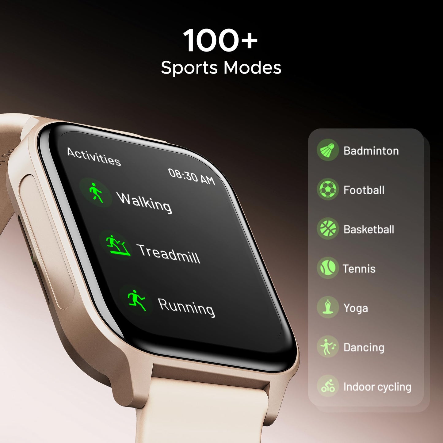 (Open Box) boAt Wave Call 2 Plus Smart Watch w/Bilingual Support (Hindi/English), 1.96”(4.97 cm) HD Display, BT Calling, 100+Sports Modes, Animated Watch Faces, Voice Assistant(Metal Black)