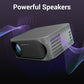 (Open Box) ZEBRONICS PIXAPLAY 15 Smart LED Projector with Dolby Audio, 5500 lumens, 4K Support, 180 Inch Screen Size, Supports Miracast, Bluetooth, USB, HDMI, WiFi, APP Support, 1080p Native