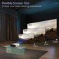 (Open Box) Portronics Beem 440 Smart LED Projector with 720p HD Resolution, Rotatable Design, Built-in Streaming Apps (Netflix, Prime Video, Hotstar), 2000 Lumens, Screen Mirroring, 3 Watts Speaker (White)