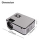 (Open Box) ZEBRONICS PIXAPLAY 53, Smart Vertical Projector, 3500 Lumens, 4K Support, 120 Inch Screen Size, Auto Focus, Auto Keystone, Bluetooth, HDMI, USB, WiFi, 1080p Support, APP Support, Miracast