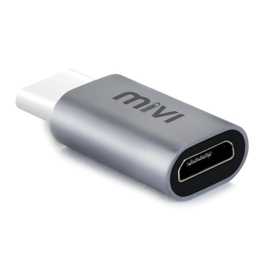 (Open Box)Mivi OAC2AMN Type-C to Micro USB OTG Adapter - (Space Grey)